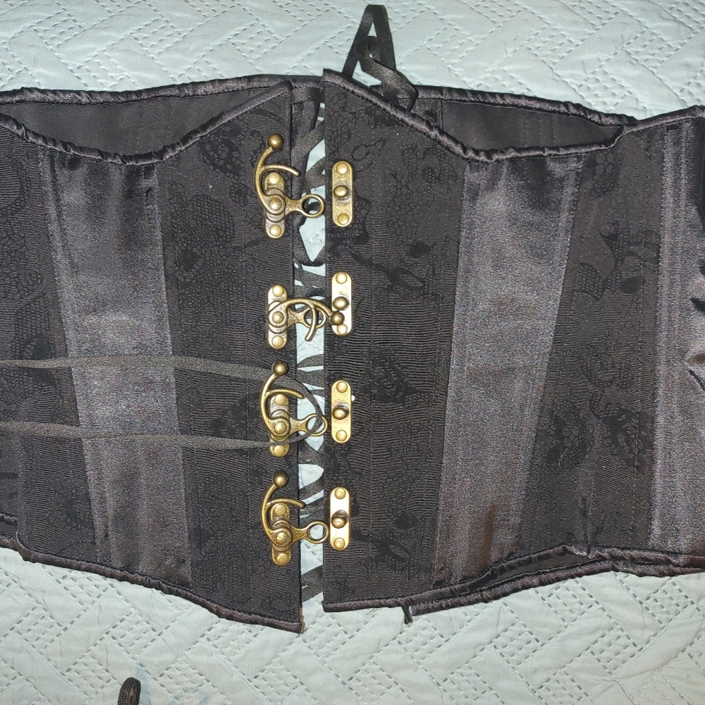 Handmade steampunk steel bone corset